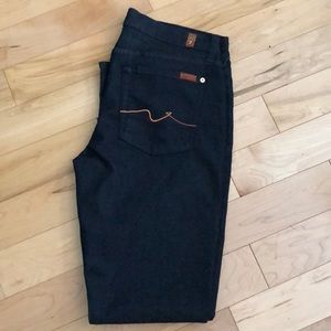 Stretch dark wash jeans